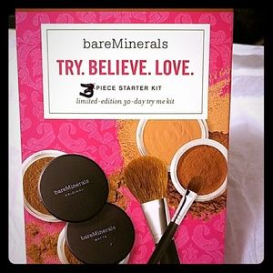3 pc Golden Deep Bare minerals TRY me kit